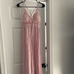 Boho dress pink